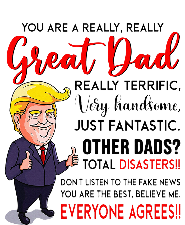 Funny Donald Trump YouRe A Great Dad Dad Life PosiCharge RacerMesh Polo