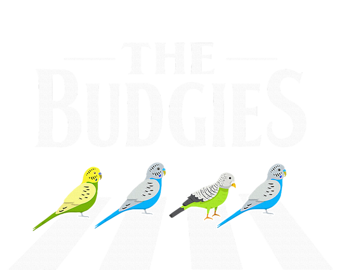 Budgie Parakeet Bird Design For A Budgerigar Owner Tie Dye Hoodie