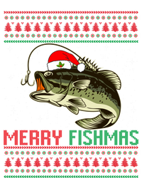 Merry Fishmas Christmas Fish Fisherman Funny Fishing Cooling Performance Crew T-Shirt