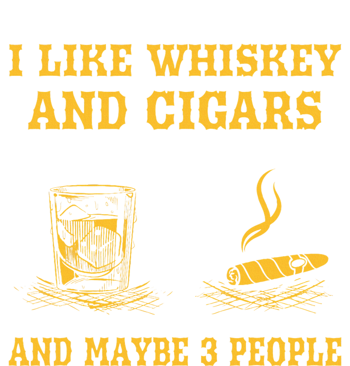 I Like Whiskey And Cigars And Maybe 3 People Vintage Cigars T-Shirt