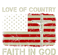 Love Of Country Faith In God Christian Patriotic Cooling Performance Long Sleeve Crew