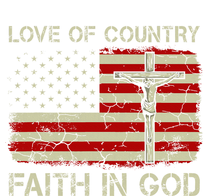 Love Of Country Faith In God Christian Patriotic Cooling Performance Long Sleeve Crew