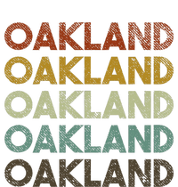 Vintage Oakland California 80s Retro Style Kids Long Sleeve Shirt