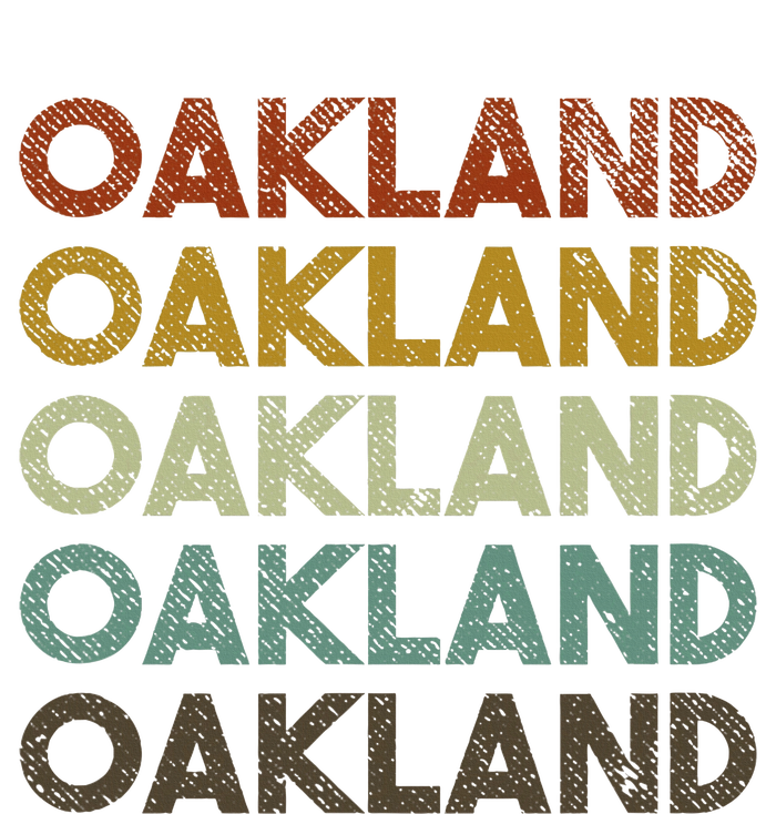 Vintage Oakland California 80s Retro Style Kids Long Sleeve Shirt