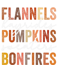 Flannels Hayrides Pumpkins Sweaters Bonfires Autumn Vintage Women's Strappy Tank