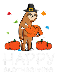 Sloth Pilgrim Hat Happy Thanksgiving Turkey Sloths T-Shirt