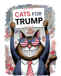 Cats For Trump 2024 Kittens And Ducks For Trump Vance 2024 Cool Gift V-Neck T-Shirt