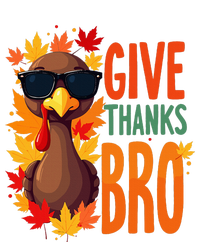 Give Thanks Bro Cute Turkey Thankful Thanksgiving Ladies Long Sleeve Shirt