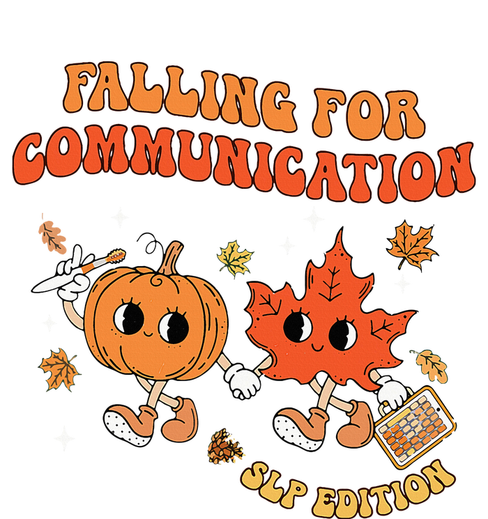 Falling For Communication Slp Edition Fall Thanksgiving T-Shirt