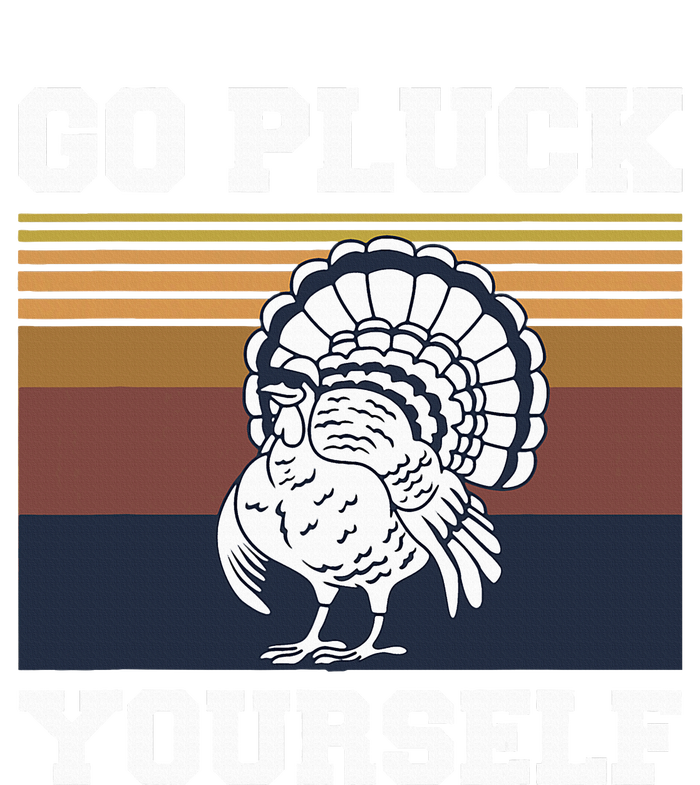 Go Pluck Yourself Pun For A Turkey Cook Lover Cooling Performance Long Sleeve Crew