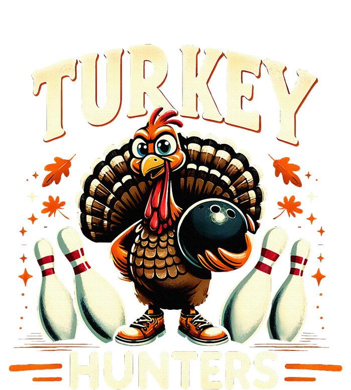 Turkey Hunters Retro Thanksgiving Bowling Lovers Cooling Performance Crew T-Shirt