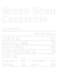 Green Bean Casserole Nutrition Facts Thanksgiving Christmas T-Shirt