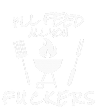 ILl Feed All You Fuckers Funny Bbq Cooking Barbeque Chef Women's Perfect Tri Tunic Long Sleeve Shirt