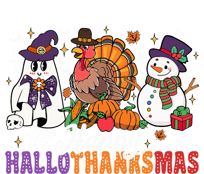 Halloween Thanksgiving Christmas Happy Hallothanksmas T-Shirt