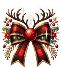 Christmas Reindeer Bow Cute Coquette Bow Xmas Gift T-Shirt