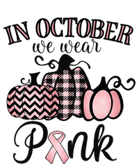 In October We Wear Thanksgiving Breast Cancer Awareness T-Shirt