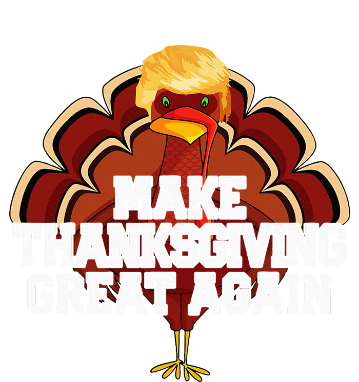 Make Thanksgiving Great Again Trump Turkey Funny 2024 Gift Women's Strappy Tank