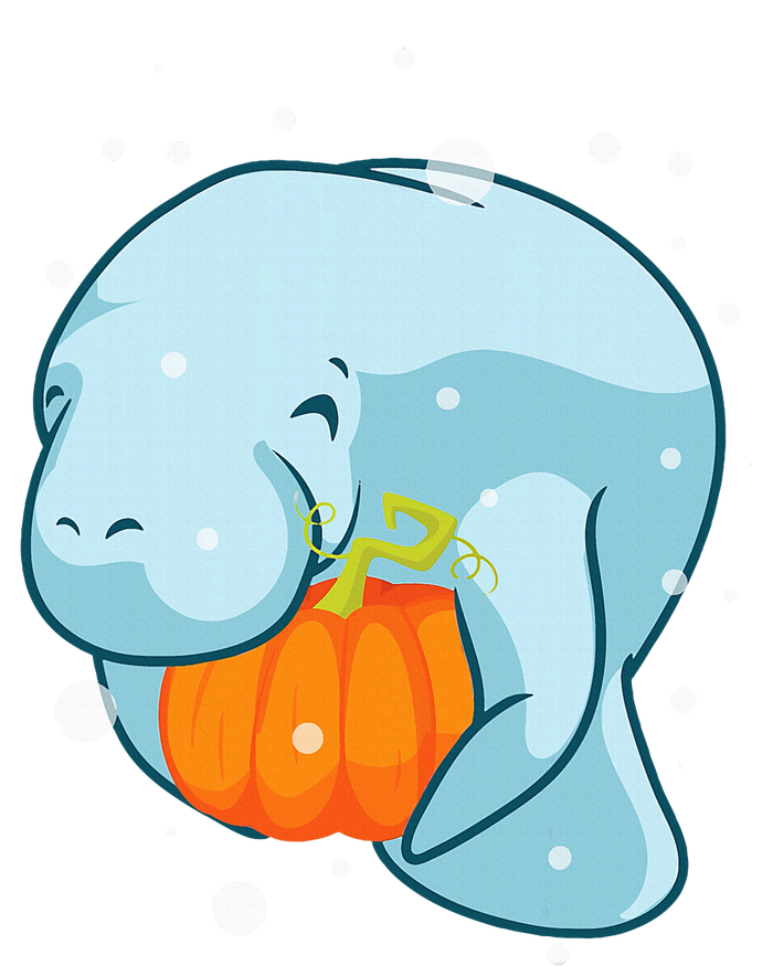 Manatee Pumpkin Fall Halloween Thanksgiving Sea Cow Gift Sweatshirt Cinch Pack Bag