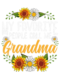 My Favorite People Call Me Grandma Mothers Day Gifts Women's Perfect Tri Tunic Long Sleeve Shirt