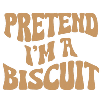 Pretend IM A Biscuit Funny Lazy Halloween Costume Women’s Perfect Tri Rocker Tank