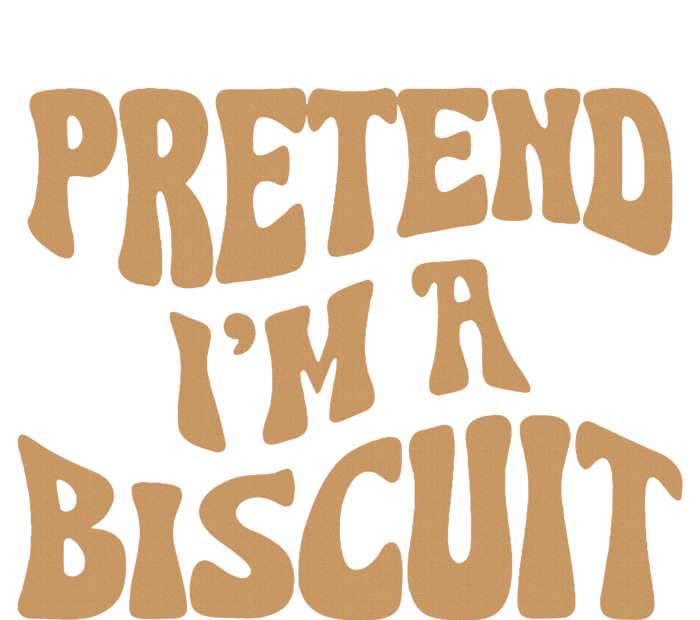 Pretend IM A Biscuit Funny Lazy Halloween Costume Women’s Perfect Tri Rocker Tank