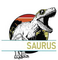 Daddysaurus T Rex Funny Dinosaur Father Dad Vintage Sunset Gift T-Shirt