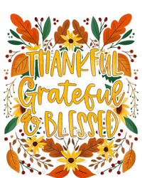 Thankful Grateful Blessed Fall Thanksgiving T-Shirt