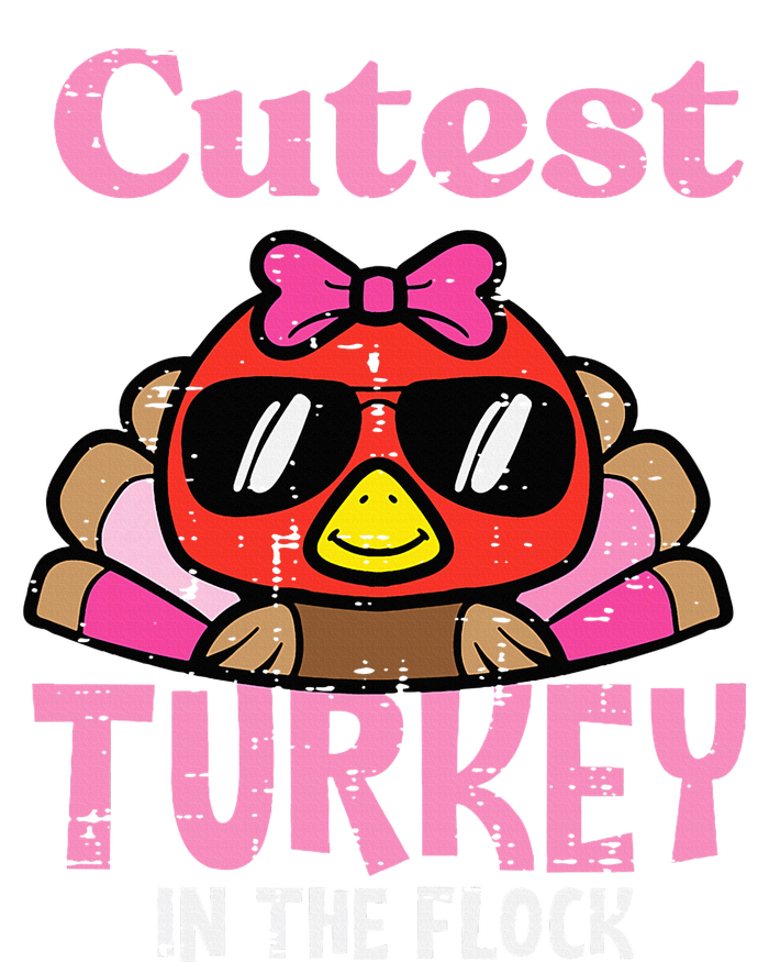 Thanksgiving Cutest Turkey Flock Premium Hoodie