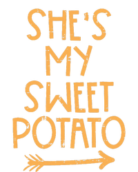 Thanksgiving Shes My Sweet Potato Matching Couple Fall High Crown Mesh Back Trucker Hat