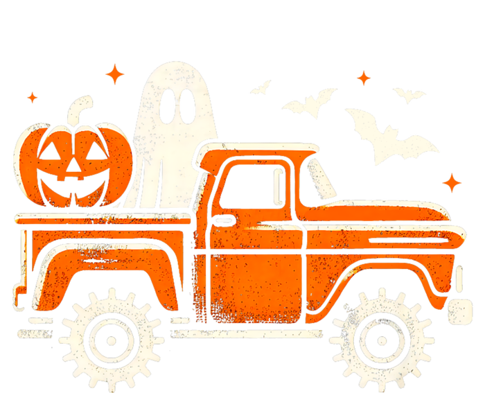 Monster Truck Pumpkin Ghost Halloween T-Shirt