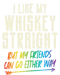 Like My Whiskey Straight Friends Lgbtq Gay Pride Proud Ally High Crown Mesh Back Trucker Hat