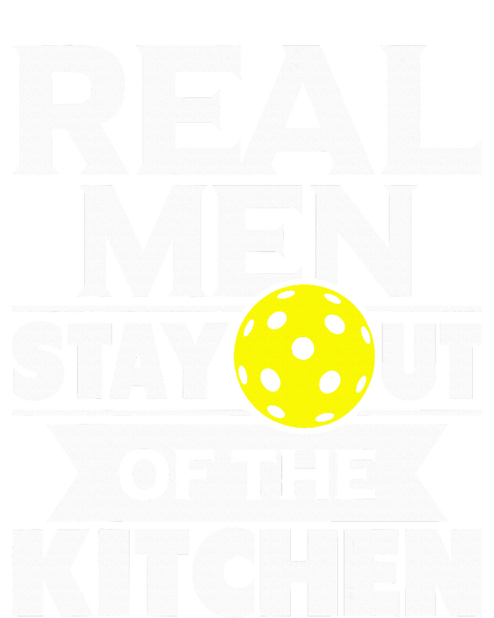 Real Stay Out Of The Kitchen Funny Pickleball Paddleball 7-Panel Snapback Hat