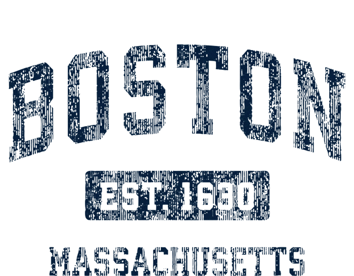 Boston Massachusetts Ma Vintage Sports Design Dry Zone Grid Polo