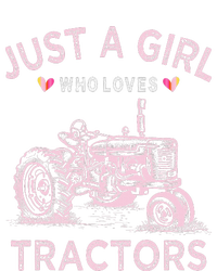 Funny Farmer Tractor Lover Just A Girl Who Loves Tractors Ladies Essential Tank