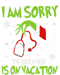 Christmas I Am Sorry The Nice Nurse Is On Vacation City Backpack