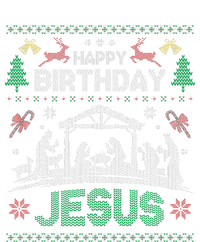 Christmas Outfit Happy Birthday Jesus Holiday Ugly Sweater Women's Tri-Blend 3/4-Sleeve Raglan Shirt