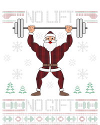 No Lift No Gift Ugly Christmas Sweater Gym Coach Santa Claus T-Shirt