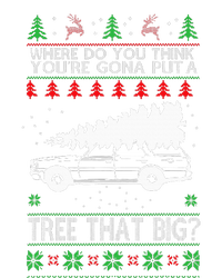 Where Are You Going To Put A Tree That Big Ugly Christmas High Crown Mesh Back Trucker Hat