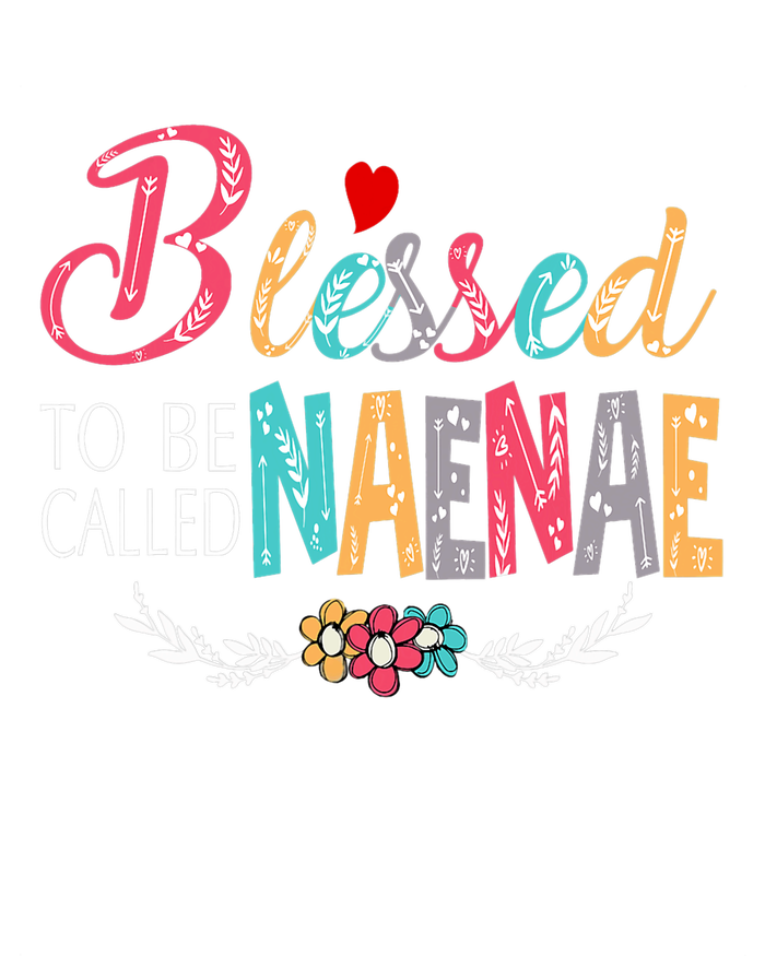 Blessed To Be Called Naenae Colorful Art Pom Pom 12in Knit Beanie