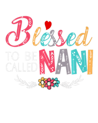 Blessed To Be Called Nani Colorful Art Full Zip Hoodie