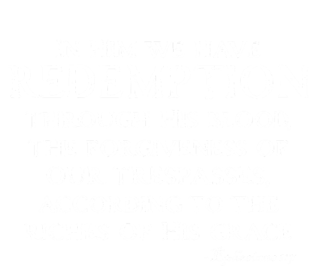 Redeemed Collection Redeemed By The Blood Of Jesus Ephesians 1:7 Front And Back Wool Snapback Cap