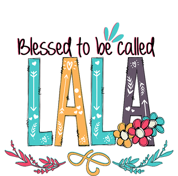 Blessed To Be Called Lala Colorful Grandma Ladies Long Sleeve Shirt