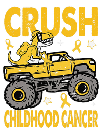 Crush Childhood Cancer Awareness Monster Truck Dinosaur Gift Hoodie