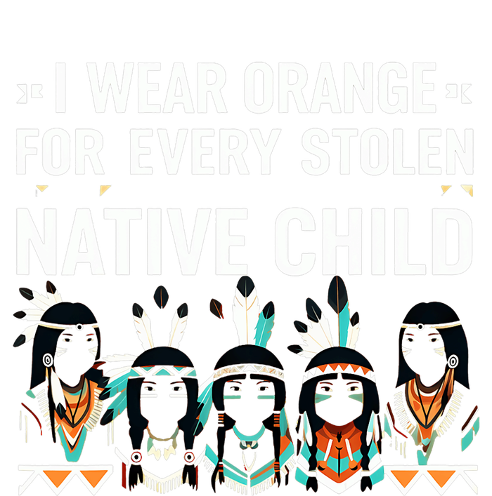 I Wear Orange For Every American Native Child Indian Pride Valucap Bio-Washed Visor