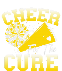 Cheer For The C.U.R.E Sport Childhood Cancer Awareness Cheer Tie-Dye T-Shirt