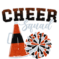 Cheer Squad Funny Cheerleader Cheerleading Orange Women Girl Full-Length Apron With Pockets