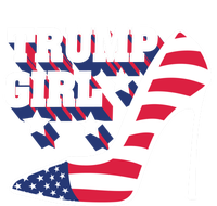 Funny Trump Gift Cute High Heel American Flag Gift Kids Long Sleeve Shirt