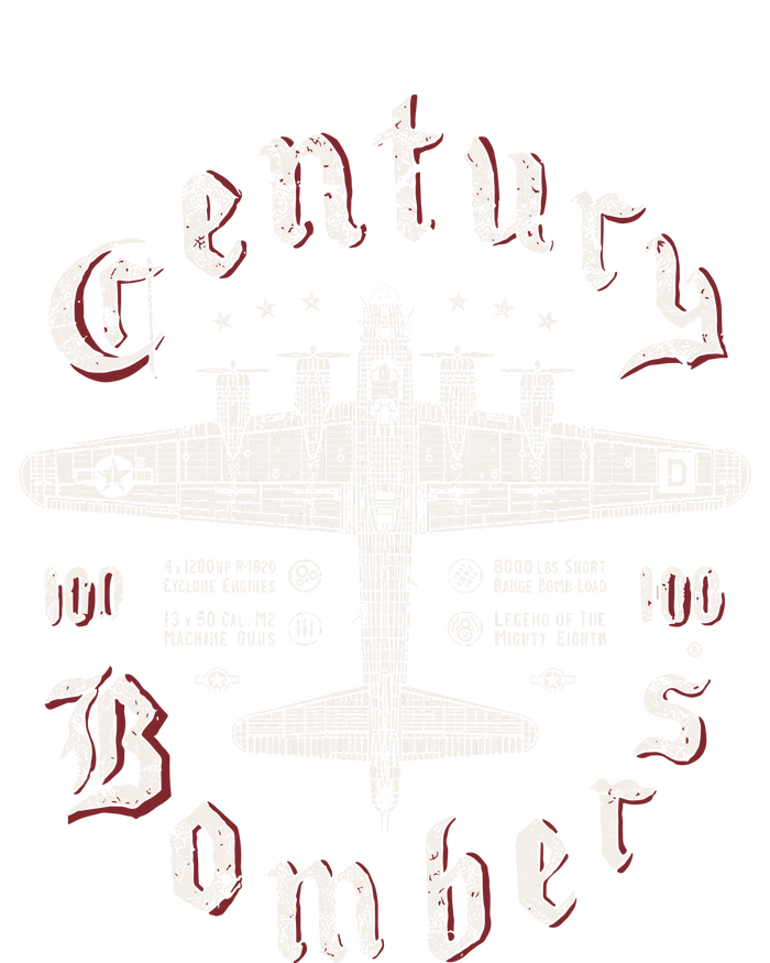 Century Bombers 100th Bomb Group B 17 Tie-Dye T-Shirt