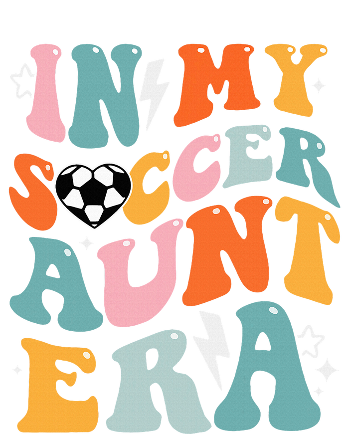 In My Soccer Aunt Era Funny Soccer Women's V-Neck T-Shirt