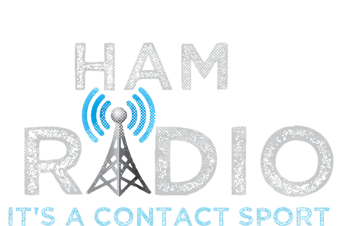 Ham Radio Its A Contact Sport Funny Ham Radio Hooded Wearable Blanket